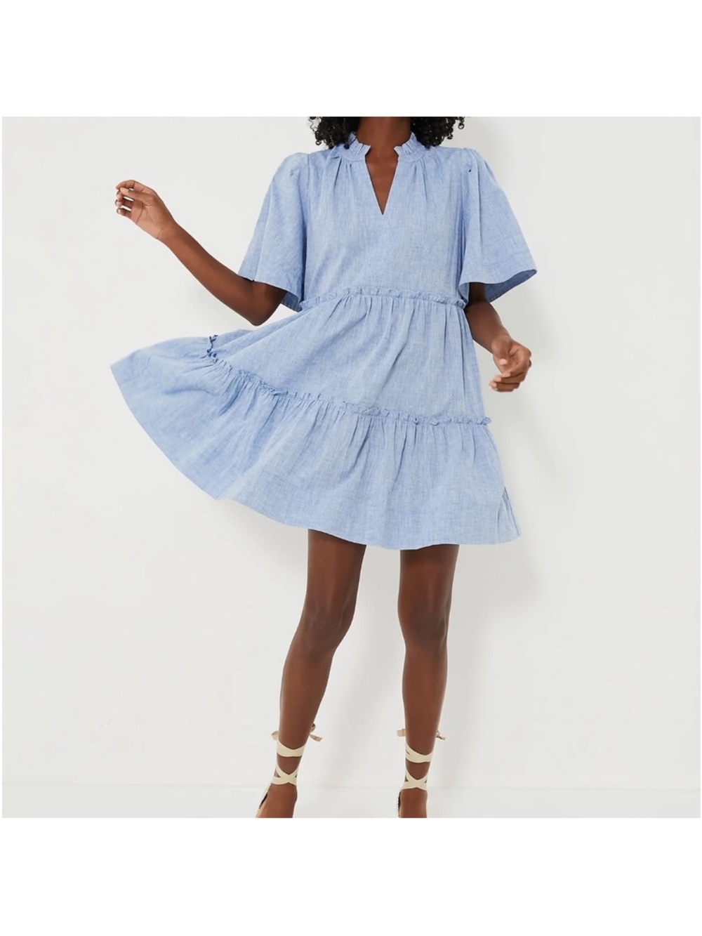 Tuckernuck blue chambray Crawford dress small